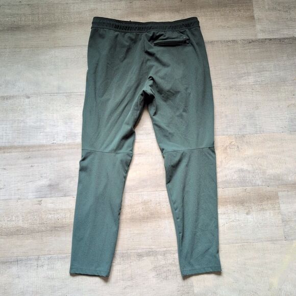 01 ALGO Quick Dry Performance Pants Joggers UPF 50 Moisture Wicking Green Medium - Picture 6 of 7